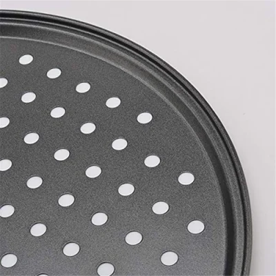 Pizza Pan di alta qualità con fori perforati rotondi