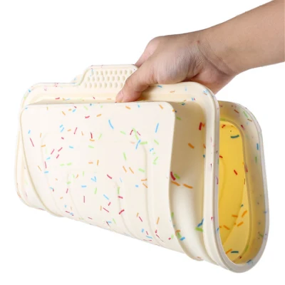 Teglia da forno in silicone con grumi di caramella senza sticchi Brownie