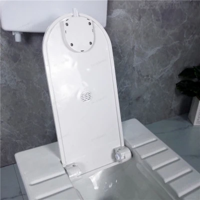 Design moderno Squatting in ceramica di alta qualità, colore bianco, montato a pavimento Padella con coperchio Salva spazio Prezzo all&prime;ingrosso padella di squatting