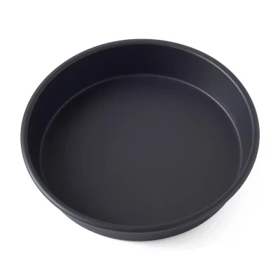 Teglia da forno rotonda in alluminio resistente ad alta qualità profonda Piatto Pizza Pan forno da forno pane tondino torta cottura Pan Con coperchio