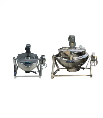 Fabbrica completamente Planet agitazione alta temperatura Wok grande caldaia da cucina Piatto per friggere planetario elettrico a vapore a inclinazione Prezzo