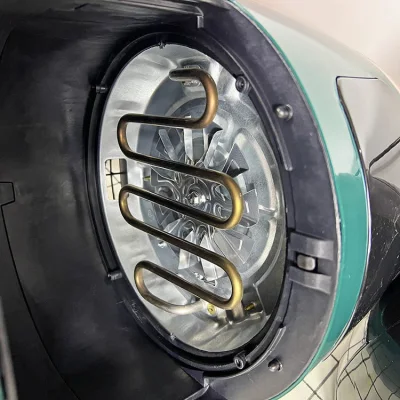 Silver Crest Commercio all&prime;ingrosso elettrodomestici elettrodomestici elettrodomestici elettrodomestici elettrodomestici digitale industriale Friggitrice elettrica a pressione per aria da 110 V 4,5 l 6 l senza Olio per cottura