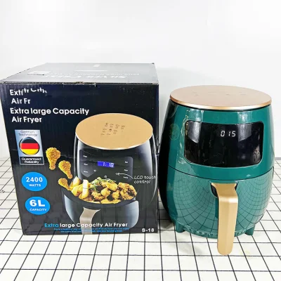 Silver Crest Commercio all&prime;ingrosso elettrodomestici elettrodomestici elettrodomestici elettrodomestici elettrodomestici digitale industriale Friggitrice elettrica a pressione per aria da 110 V 4,5 l 6 l senza Olio per cottura