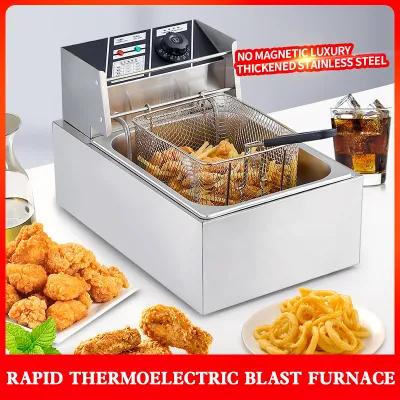 Cina fabbrica all&prime;ingrosso Big Lots multifunzioni D81 10L Hotel Ristorante Cucina alimentare patata piccole patatine olio commerciale friggitrice elettrica