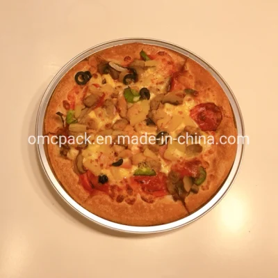 6.5 pollici forno sicuro takeaway liscio vassoi parete pizza monouso Padelle