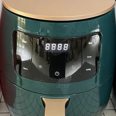 Silver Crest Commercio all&prime;ingrosso elettrodomestici elettrodomestici elettrodomestici elettrodomestici elettrodomestici digitale industriale Friggitrice elettrica a pressione per aria da 110 V 4,5 l 6 l senza Olio per cottura