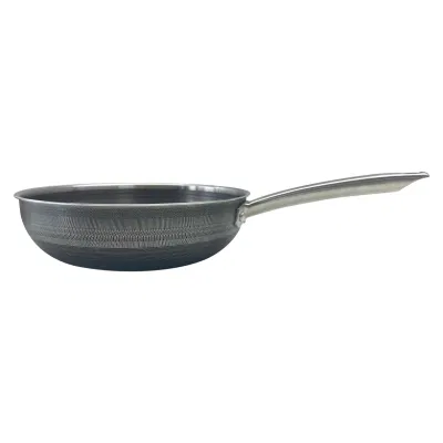 Vendita all&prime;ingrosso fabbrica di biscotti produzione Honeycomb rivestito Wok con coperchio