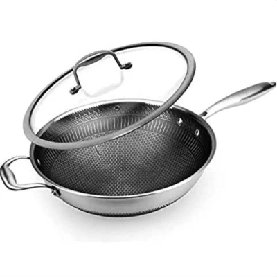Cucina dell&prime;hotel cottura Anti-Rust Light ghisa Stir frittura Wok