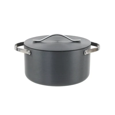 Set di utensili da cucina antiaderente in ceramica per teglie non aderenti Padelle con coperchio in alluminio fuso