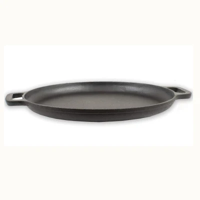 Piastra grill portatile per barbecue in ghisa per pizza Pan