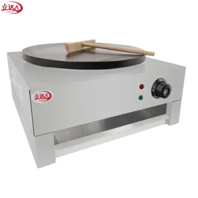 Temperatura regolabile rivestimento antiaderente piastra griglia Crepe portatile con pancake elettrico Macchina per la creazione di bastoncini