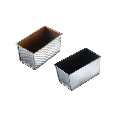 Toast in sandwich non scanalato in alluminio di varie misure Pullman Loaf Recipiente per il pane con coperchio