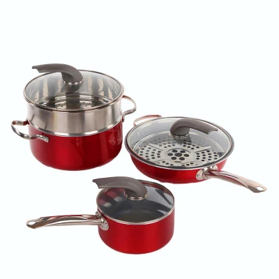 Set di pentole da cucina a induzione 8PZ. Pentole non Stick