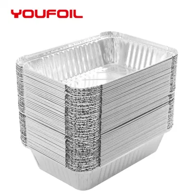 Recipiente per pane in alluminio con coperchio, piccola teglia per pane, recipiente da forno