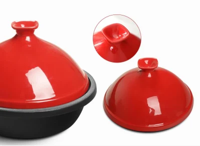 Casseruola in ghisa smaltata Pot tagine in ceramica