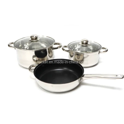 Cucina Strumenti Hotel Casa OEM Campeggio all&prime;aperto cucina in acciaio inox Pentola Set non Stick Cookware