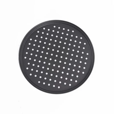 Pizza Pan di alta qualità con fori perforati rotondi
