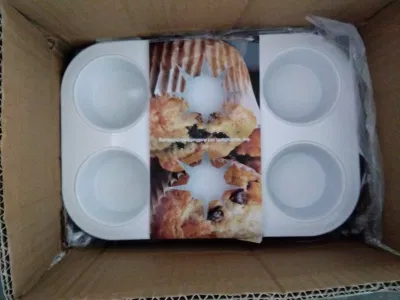 Recipiente per torta Bundle in ceramica argento, acciaio al carbonio 22,5 x 11 cm