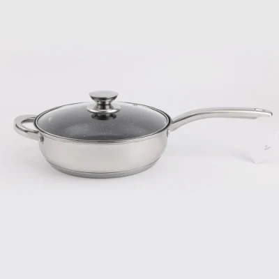 Padella in acciaio inox di buona qualità friggere, bollire e mescolare tutto in uno