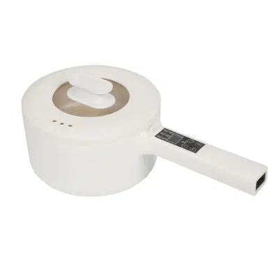 Rivestimento interno bianco in ceramica manico lungo Pot, pentola di cottura elettrica completamente automatica e programmata, controllo intelligente della pentola calda elettrica