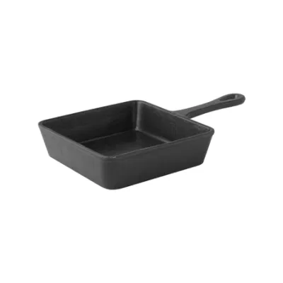 Vendita all&prime;ingrosso di omelette giapponesi in ghisa senza bastone precondite Tamagoyaki Padella per friggere