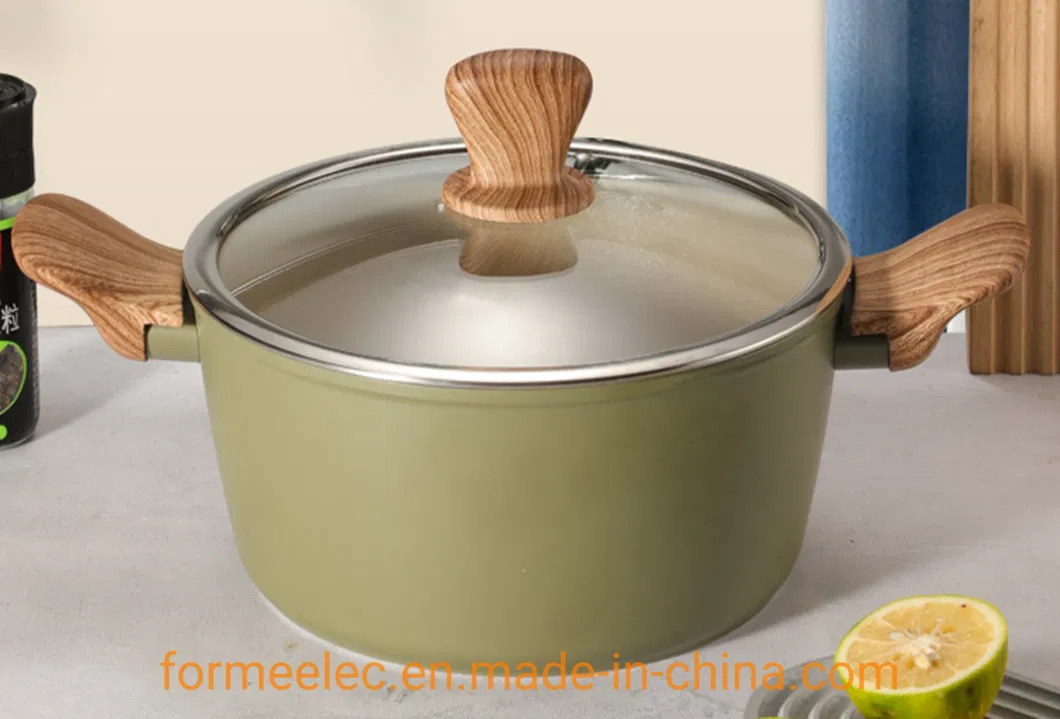 Maifan Stone Cookware 28cm Non-Stick Aluminum Deep Fry Pan
