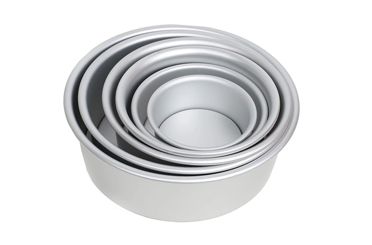 4/5/6/7/8/9/10/11/12/14 Inches Aluminum Round Chiffon Cheese Sponge Cake Baking Pan with Removable Bottom