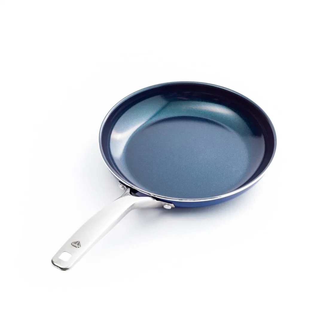 Cookware Infused Ceramic Nonstick 10 Frying Skillet Dishwasher Oven Safe Blue Pan