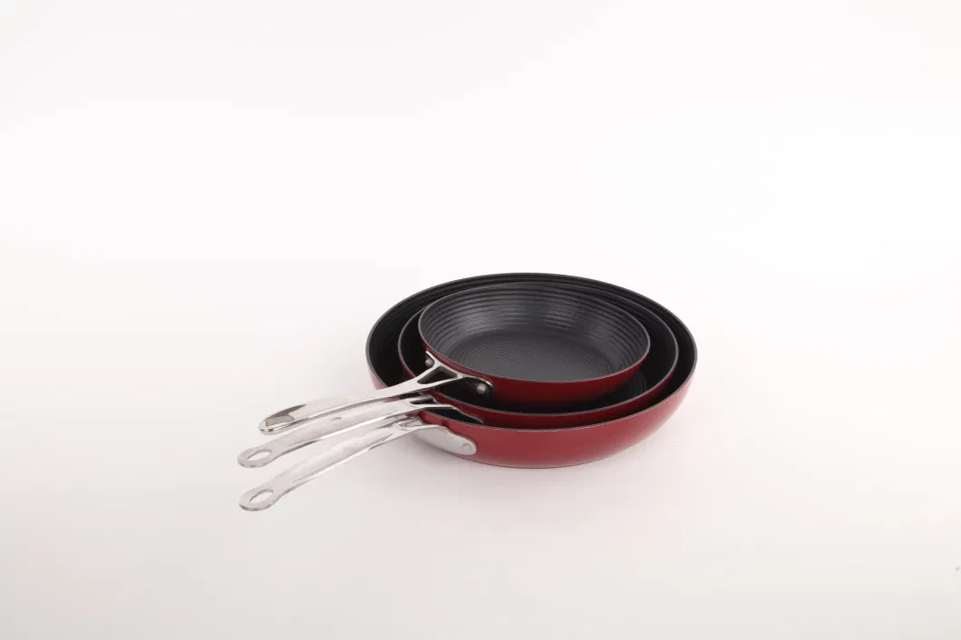 20cm 24cm 28cm Aluminum Pan Set Multi Function Cookware Fry Pan