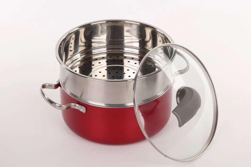 Induction Kitchen Cookware Sets 8PCS Non Stick Frying Pans Saucepan