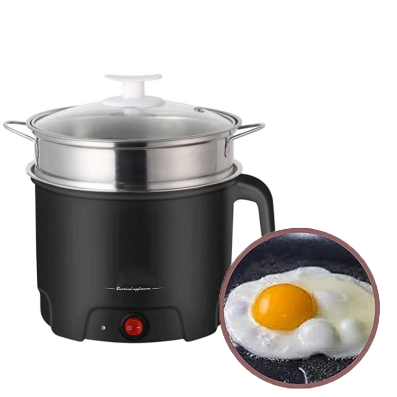 Electric Cookware Wok 1.2L Cooking Pot Nonstick Frying Pan Electric Multi Cooker Mini Hot Pot Electric Pots