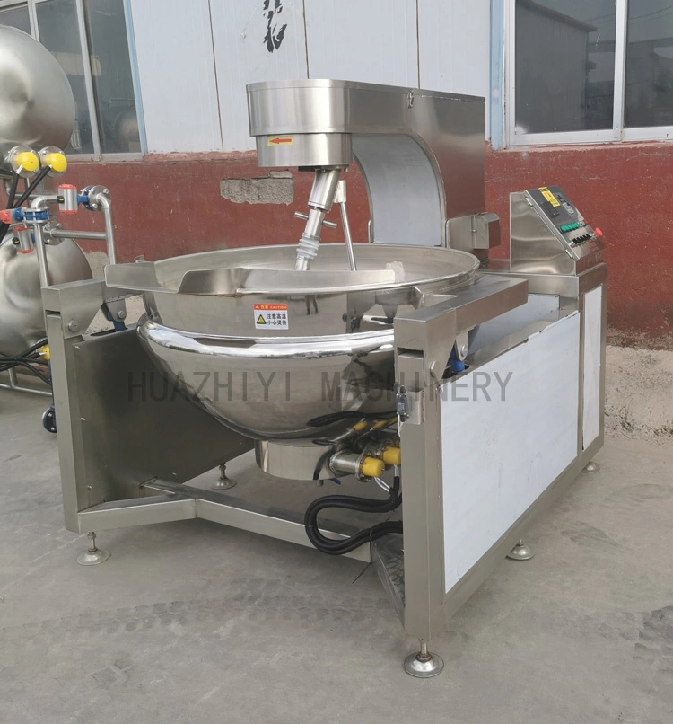Stainless Steel Food Heating Semi-Automatic Planetary Stirring Wok
