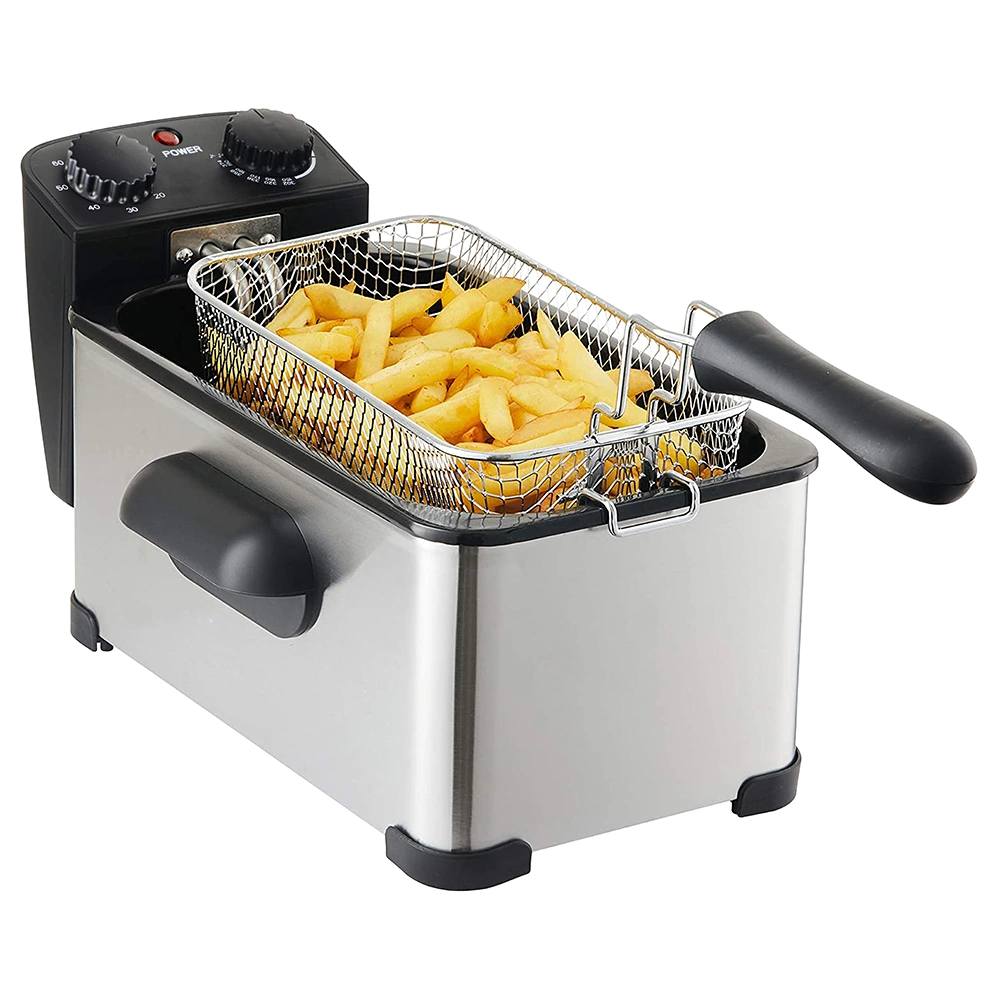 2023 New 2000W 3L Electric Deep Fryer with Frying Basket