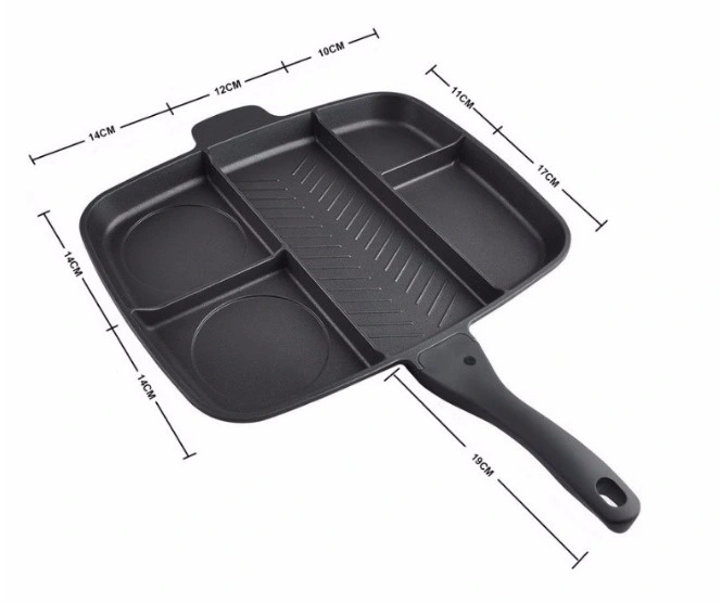 5 in 1 Magic Pan Innovative Cookware Non-Stick Frying Egg Pan