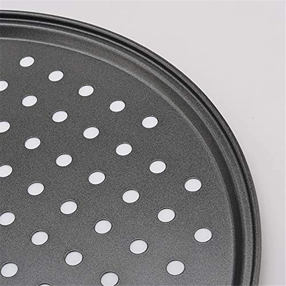 High Quality Round Perforated Holes Style Pizza Pan