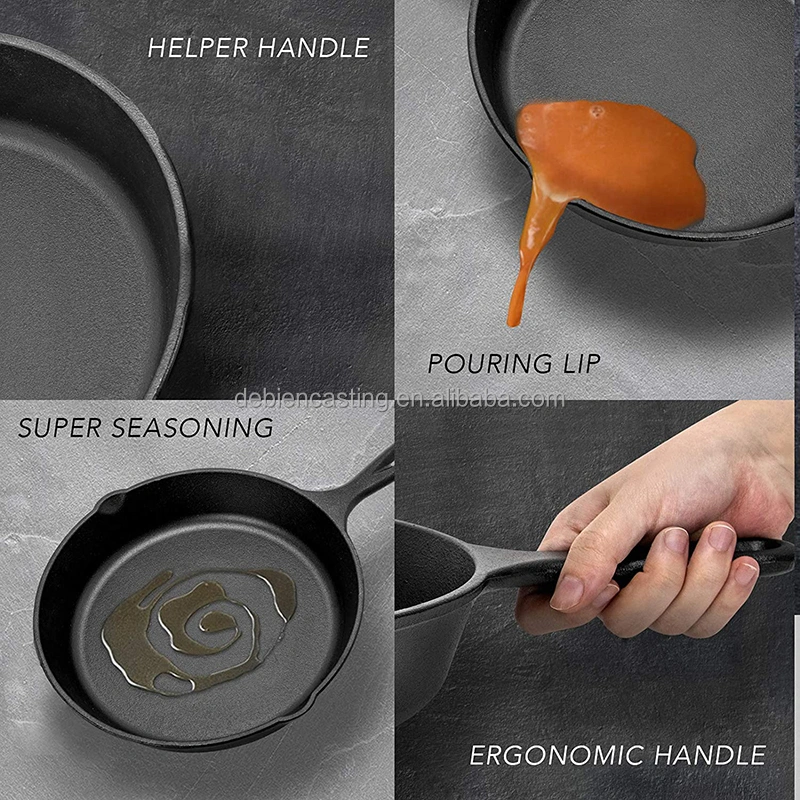 Wholesale Non Stick Frying Pan Household Kitchen Cooking Pan Cookware Induction Bottom Carbon Steel Nonstick Fry Pan