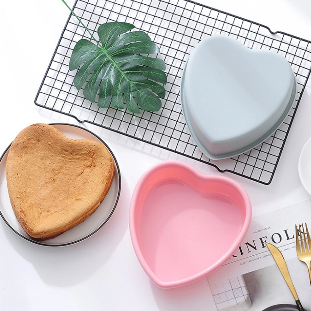 Silicone Non-Stick Cake Molds Heart Baking Pans Mi26084