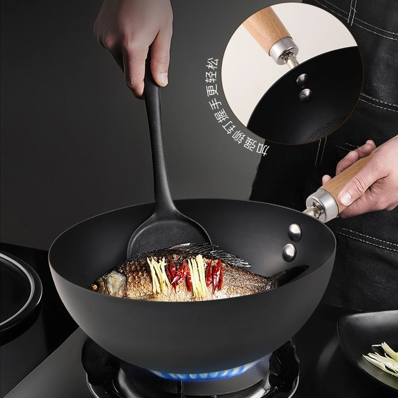 &quot;Cast Iron Mini Skillet - Non-Coated Home Frying Pan for One Ideal for Induction Cooktops, Noodle Cooking, and Mini Stir-Frying&quot;