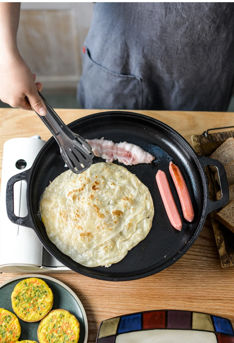 Hot Cast Iron Pizza Frying Pan