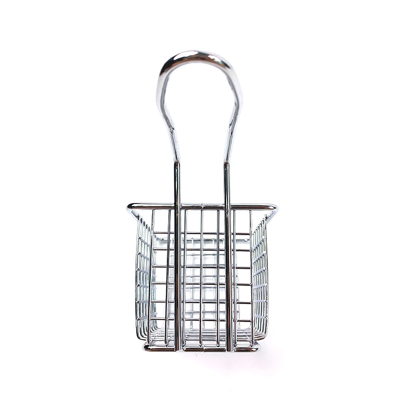 Mini Fry Baskets Stainless Steel French Fries Basket Potato Chips Frying Basket