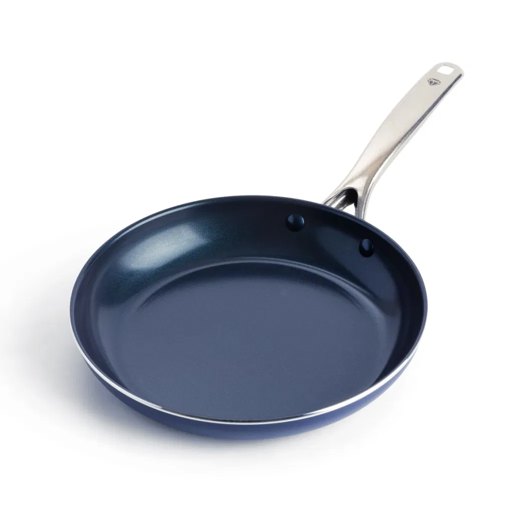 Cookware Infused Ceramic Nonstick 10 Frying Skillet Dishwasher Oven Safe Blue Pan