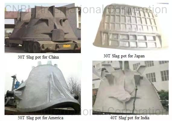 High Quality Made in China Carbon Steel Cast Slag Pot