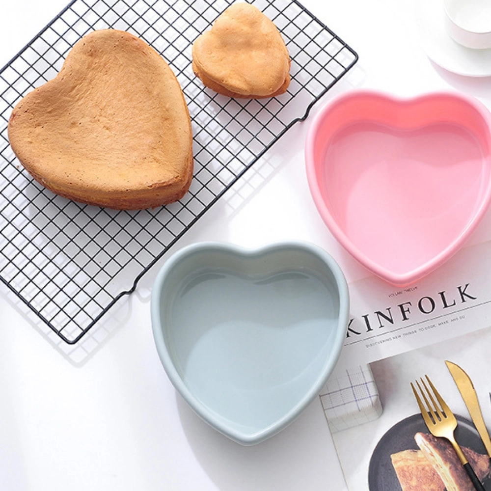 Silicone Non-Stick Cake Molds Heart Baking Pans Mi26084