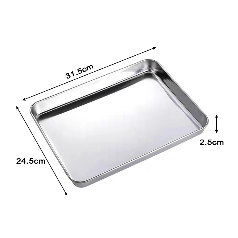 Stainless Steel Bakeware Cookie Bread Sheet Baking Pan