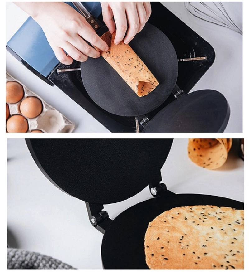 Non-Stick Egg Rolls Pan Stovetop Crepe Maker Ice Cream Cone Maker Pan Pancake Press Pan Cooking Tool Esg16850