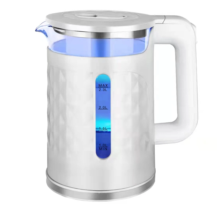 Glass Kettle Double Wall Cordless Electric Kettle Glass Teapot 1.5L High Quality Smart Glass Kettle Diamond