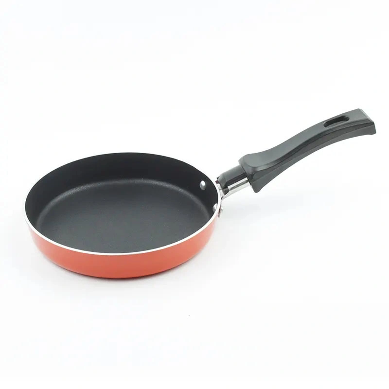 Hot Selling Colorful Nonstick Aluminum Frying Pan 14cm Mini Omelet Egg Fry Pan with Bakelite Handle Supermarket Promotion