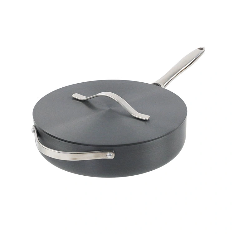 Ceramic Non Stick Pan Cooking Pot Set Non-Stick Cookware Set Pans with Cast Aluminum Lid