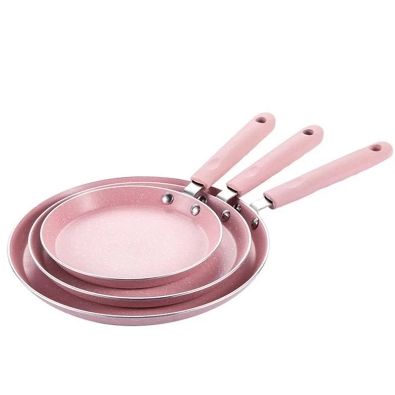 Aluminum Marble Non Stick Coating Crepe Round Flat Pancake Pan