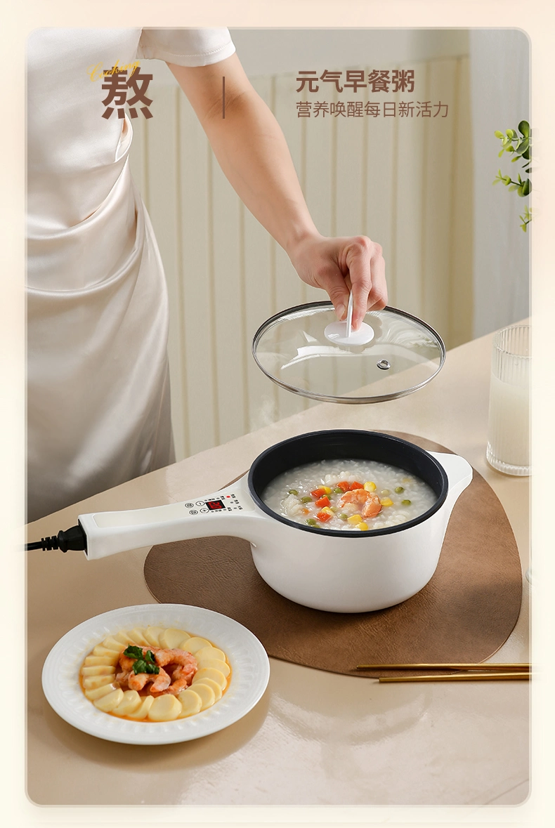 Xbc-20cm Shark Reservation Single-Layer Multifunctional Electric Cooking Pan Electric Frying Pan
